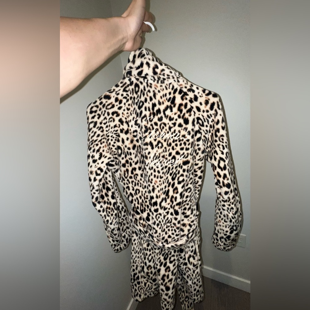 Victorias secret robe leopard print
